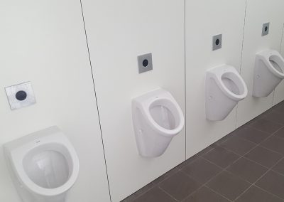 Renovatie toiletten sporthal